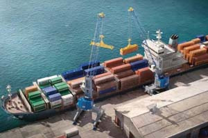 Ship hydraulic Crane Services